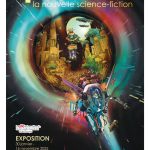 L'affiche de l'exposition Plus loin la nouvelle science fiction de Mathieu Bablet (Cité de la BD d'Angoulême)