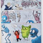 Skeletos L'affaire du sceptre volé de Gaetan Dorémus et Denis Baronnet (éditions Seuil Jeunesse BD)