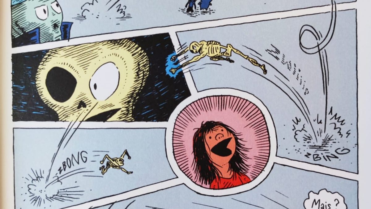 Skeletos L'affaire du sceptre volé de Gaetan Dorémus et Denis Baronnet (éditions Seuil Jeunesse BD)