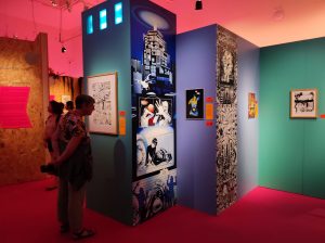Exposition Plus loin la nouvelle science fiction à la Cité de la BD d'Angoulême 2025 (crédit photo : Damien Canteau / Comixtrip)