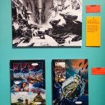 Exposition Plus loin la nouvelle science fiction à la Cité de la BD d'Angoulême 2025 (crédit photo : Damien Canteau / Comixtrip)