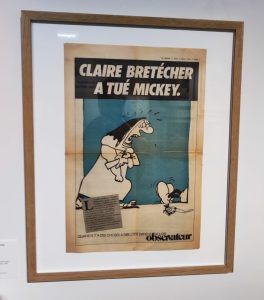 Signé Bretécher, exposition à la Cité BD d'Angoulême (crédit photo : Comixtrip / Damien Canteau)