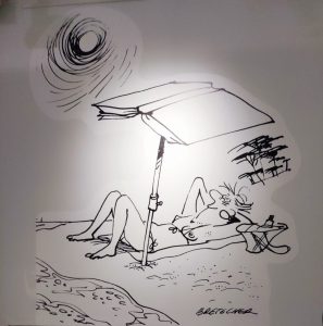 Signé Bretécher, exposition à la Cité BD d'Angoulême (crédit photo : Comixtrip / Damien Canteau)