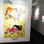 Signé Bretécher, exposition à la Cité BD d'Angoulême (crédit photo : Comixtrip / Damien Canteau)