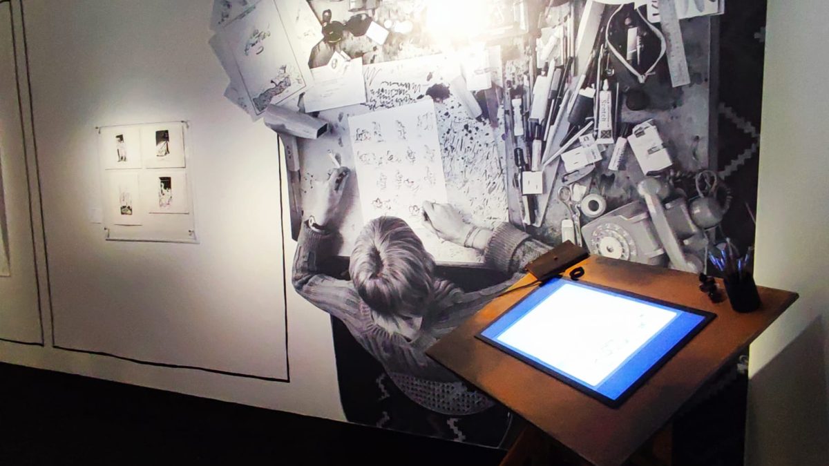 Signé Bretécher, exposition à la Cité BD d'Angoulême (crédit photo : Comixtrip / Damien Canteau)