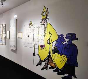 Signé Bretécher, exposition à la Cité BD d'Angoulême (crédit photo : Comixtrip / Damien Canteau)