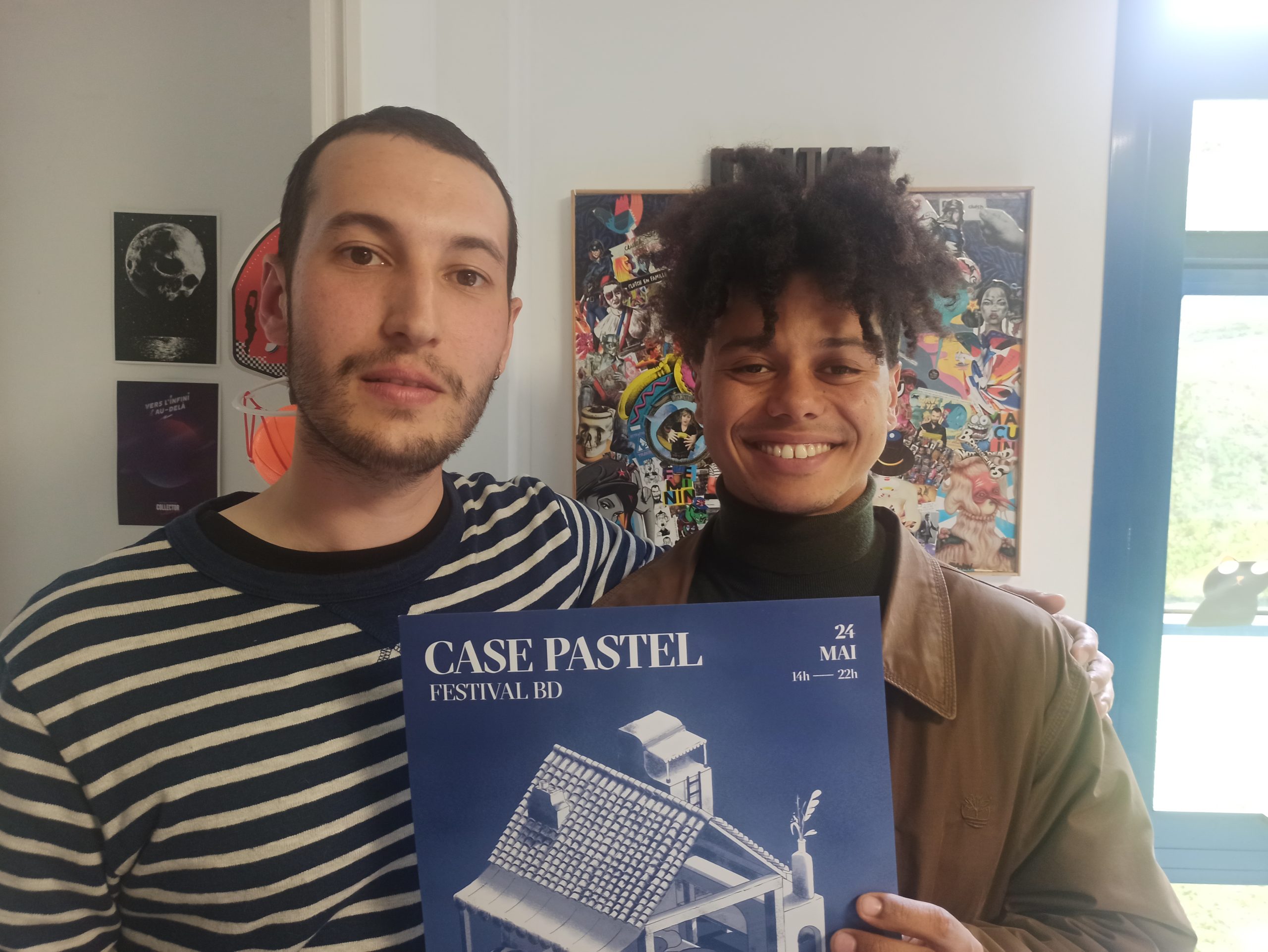 Case Pastel Clovis Salvat et Octave Ly (crédit photo Noissape / Comixtrip) - Raion éditions