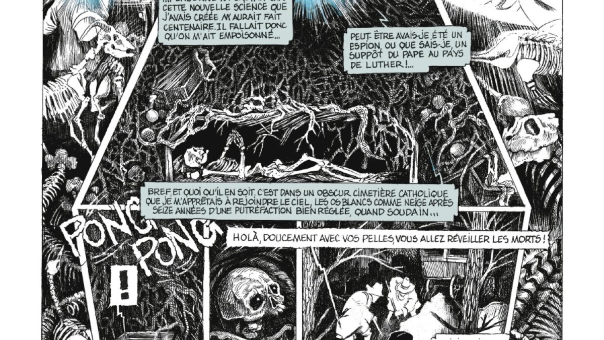 La tête de mort venue de Suède de Daria Schmitt (éditions Dupuis - Aire Libre)