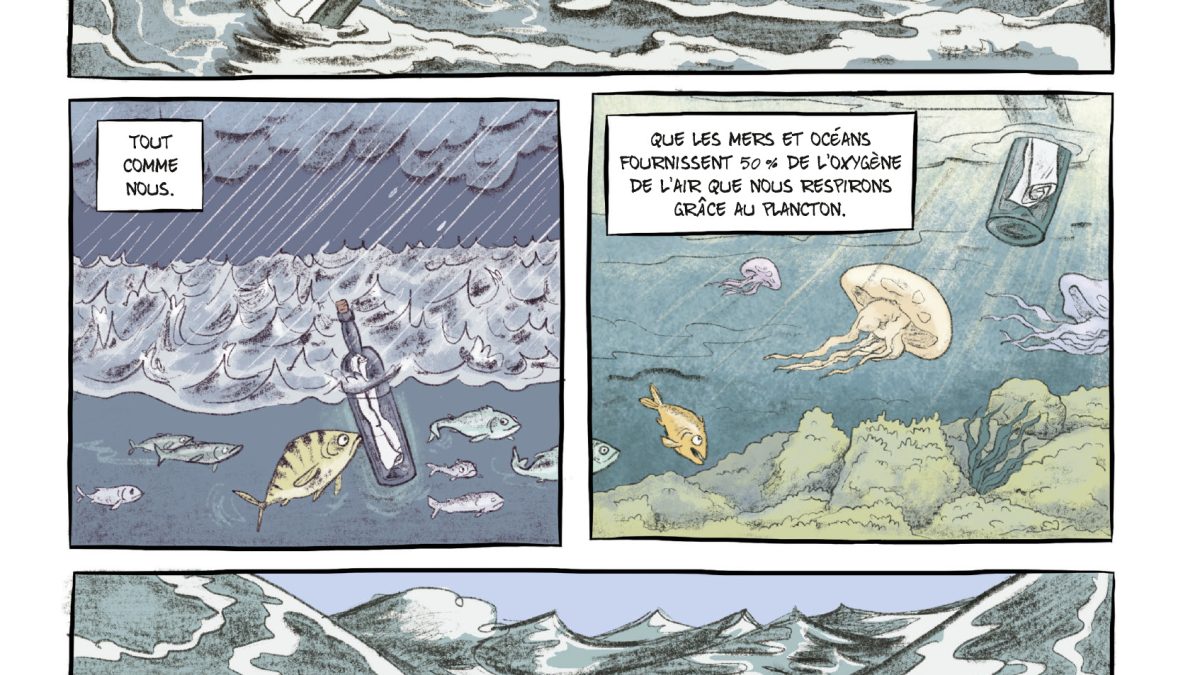 Une bouteille à la mer - Isabelle Autissier et Zelba - Futuropolis