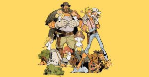 On les appelle Junior et Senior de Robin Recht et Jean-Baptiste Hostache (Le Lombard) - Trois westerns pour la rentrée