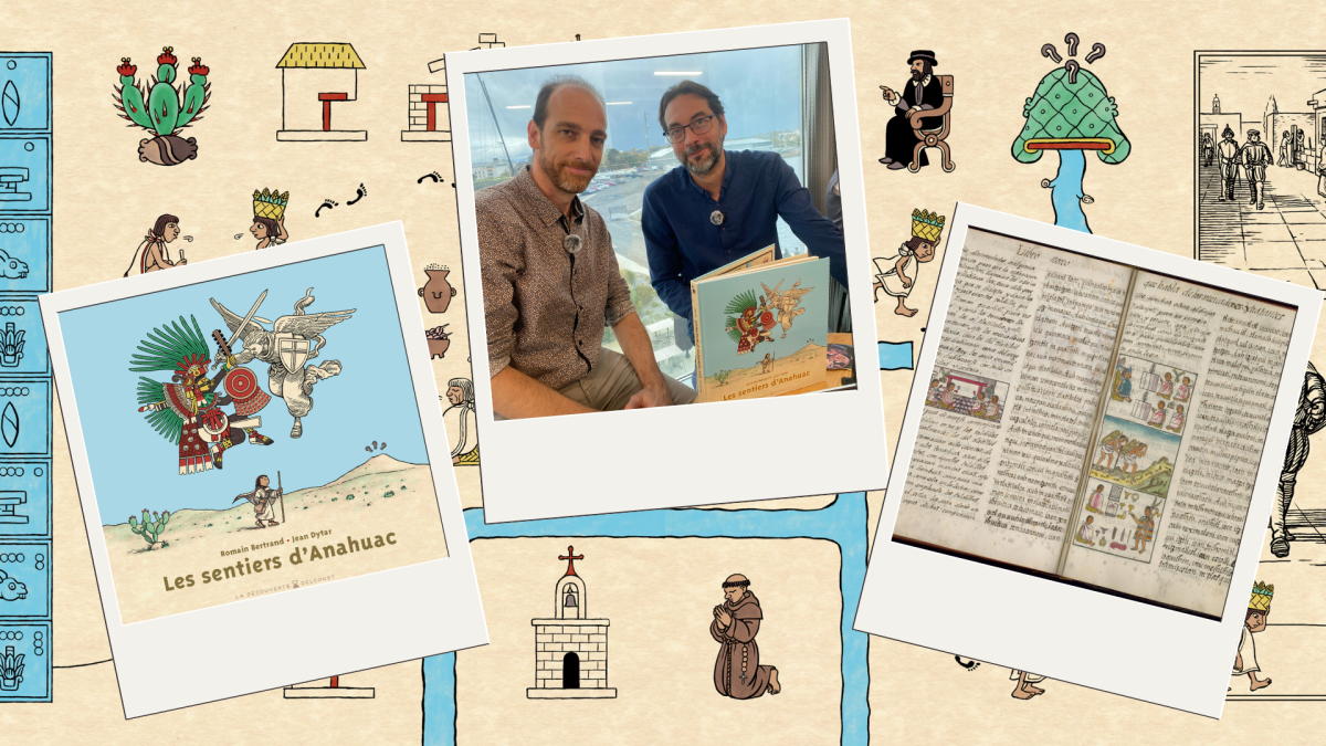 Interview Jean Dytar et Romain Bertrand pour Les sentiers d'Anahuac (delcourt / crédit photo Jean-François Mariet / Comixtrip)