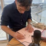 Jordi Lafebre au festival BD Quai des Bulles 2025 (crédit photo : Comixtrip / Jean-François Mariet)