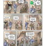 Palmer dans le rouge de René Pétillon et Manu Larcenet (éditions Dargaud)