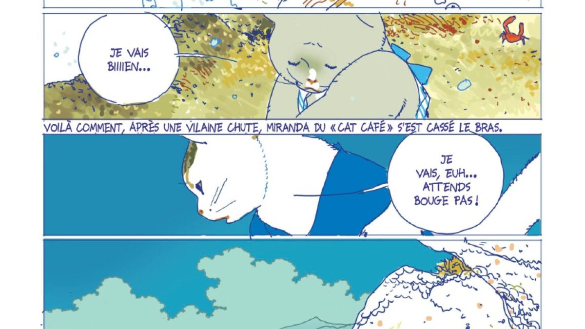 Cat Café de Linnea Sterte (éditions Dargaud)