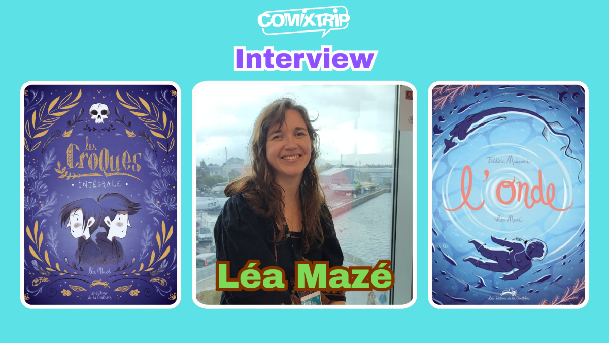 Léa Mazé interview Quai des bulles