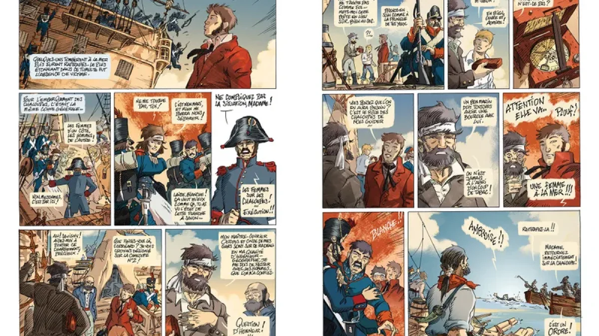 L'oubliée du radeau de la méduse de Gilles Cazaux et Thierry Soufflard (éditions Marabulles)