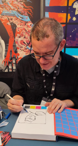 Jesse Lonergan en dédicace à Quai des Bulles 2025