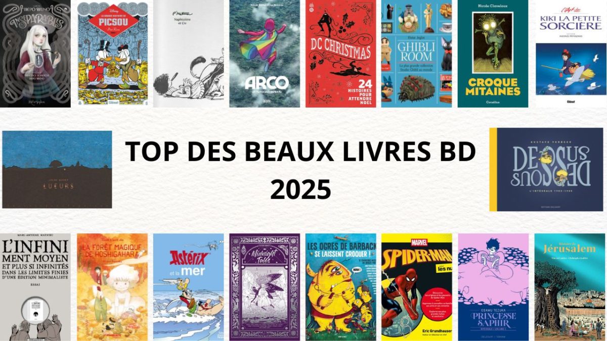 Top des beaux livres BD 2025 - comixtrip