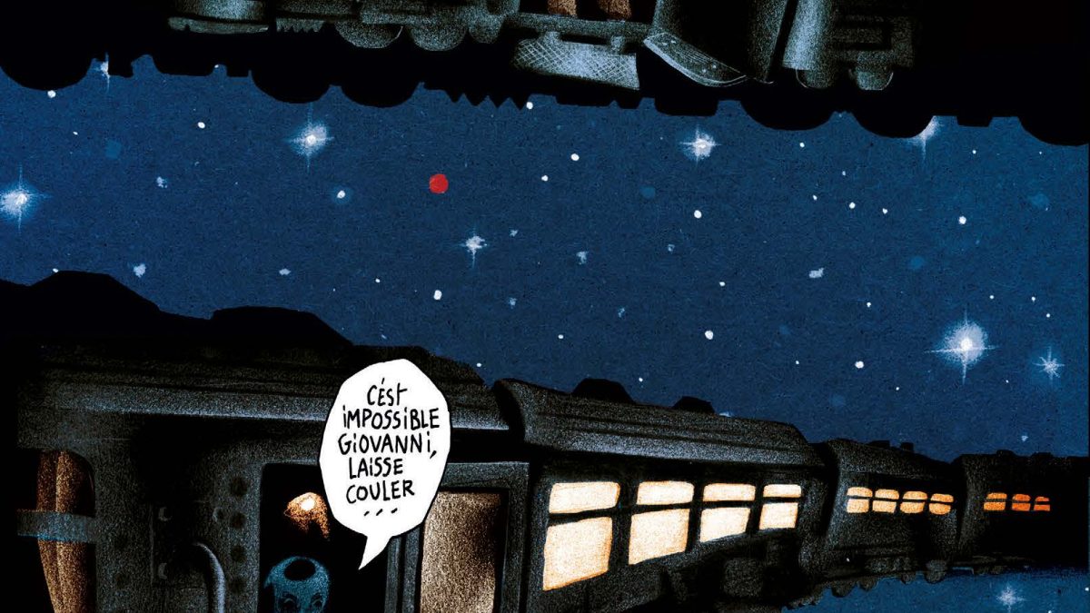 Train de nuit dans la voie lactée d'Adrien Demont (Morgen)