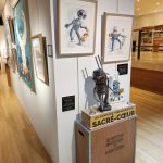 Les aventures fantastiques de Sacré Coeur d'Amélie Sarn et Laurent Audouin - Exposition Médiathèque de Poitiers (crédit photo : Damien Canteau / Comixtrip)