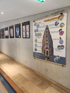 Les aventures fantastiques de Sacré Coeur d'Amélie Sarn et Laurent Audouin - Exposition Médiathèque de Poitiers (crédit photo : Damien Canteau / Comixtrip)