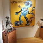 Les aventures fantastiques de Sacré Coeur d'Amélie Sarn et Laurent Audouin - Exposition Médiathèque de Poitiers (crédit photo : Damien Canteau / Comixtrip)