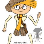 Les aventures fantastiques de Sacré Coeur d'Amélie Sarn et Laurent Audouin (Petit Lézard - Le lézard noir)