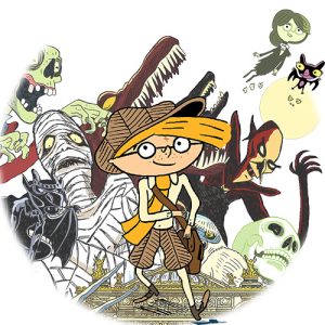 Les aventures fantastiques de Sacré Coeur d'Amélie Sarn et Laurent Audouin (Petit Lézard - Le lézard noir)