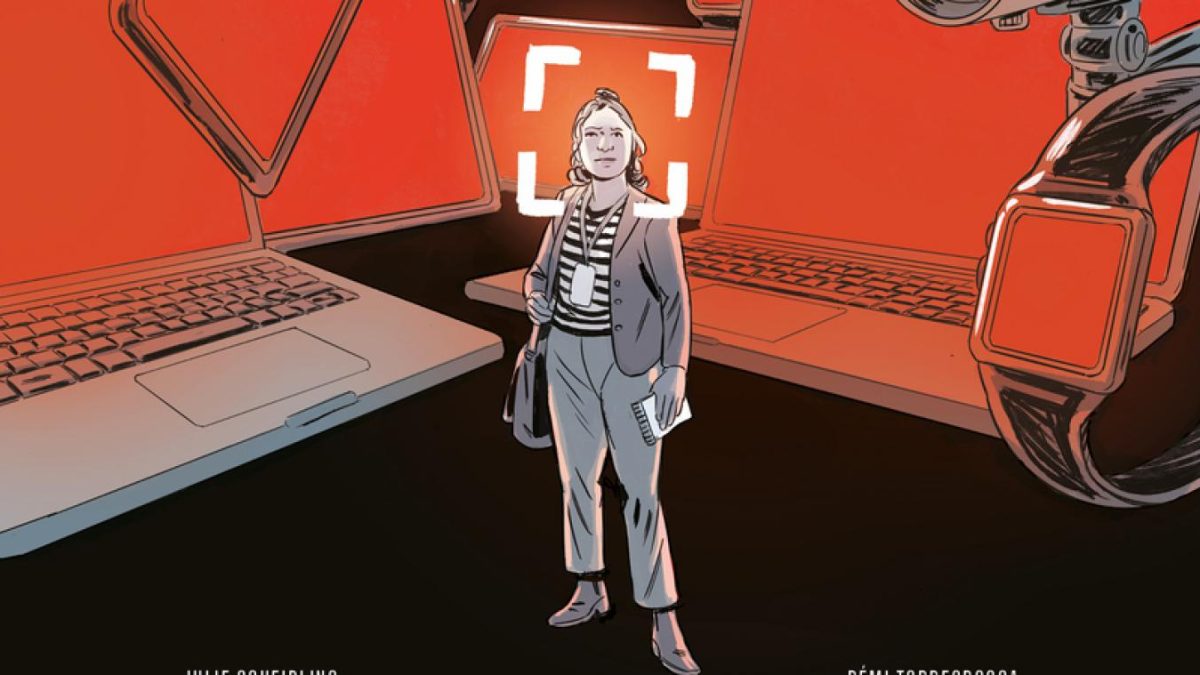 Hypersurveillance de Julie Scheibling et Rémi Torregrossa (éditions Delcourt)