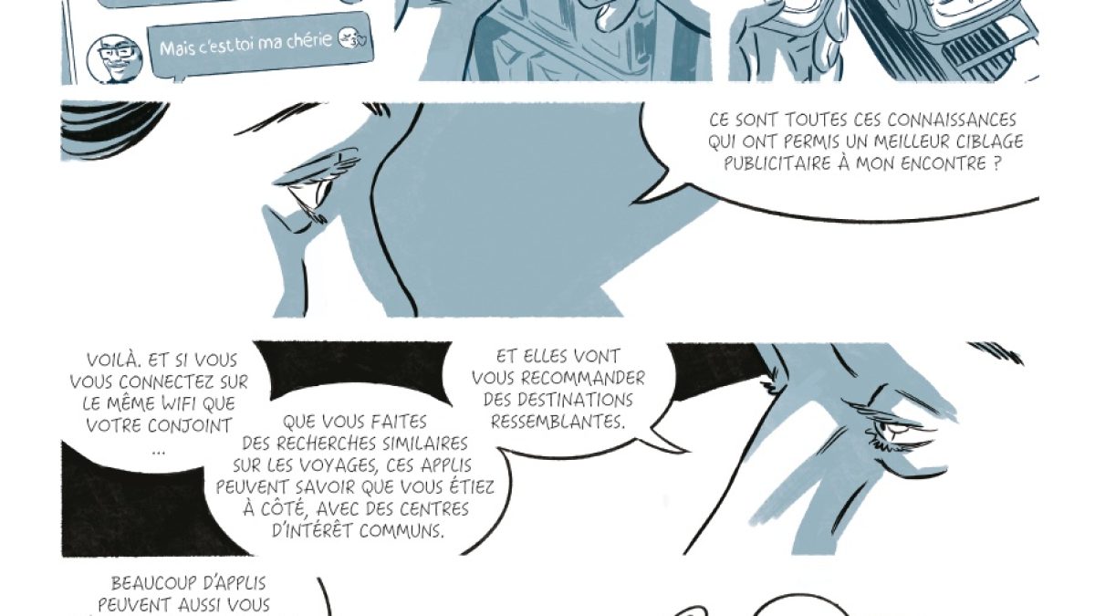 Hypersurveillance de Julie Scheibling et Rémi Torregrossa (éditions Delcourt)