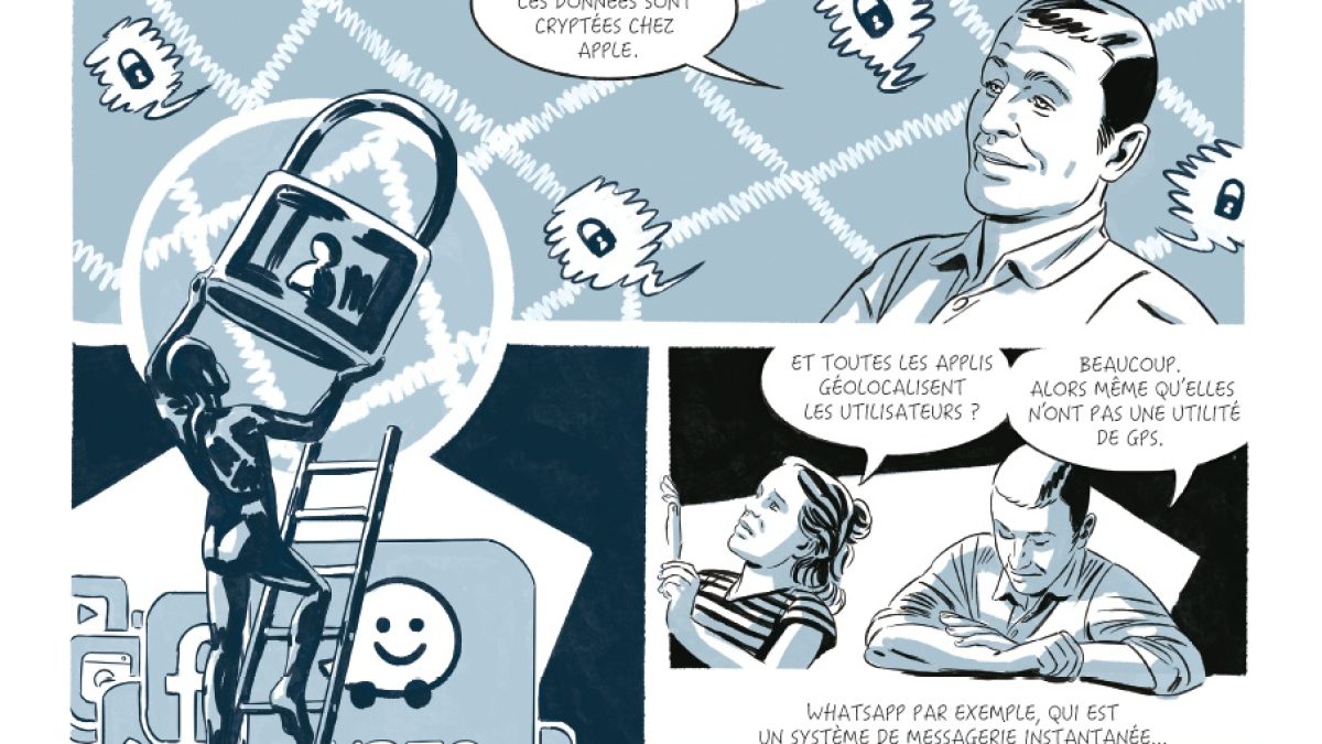 Hypersurveillance de Julie Scheibling et Rémi Torregrossa (éditions Delcourt)