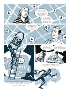 Hypersurveillance de Julie Scheibling et Rémi Torregrossa (éditions Delcourt)