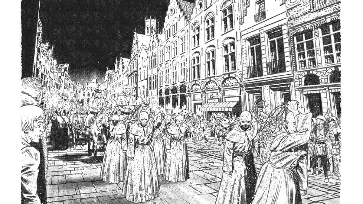 Hérétique de Robbie Morrison et Charlie Adlard (Delcourt)