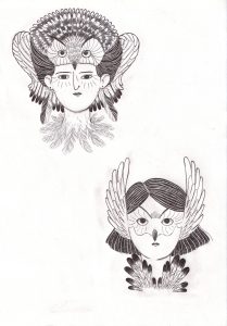 La semaine où je ne suis pas morte de Vincent Zabus et Sara del Giudice (éditions Dargaud) - recherches graphiques