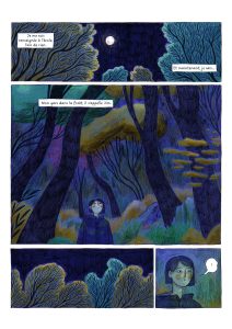 La semaine où je ne suis pas morte de Vincent Zabus et Sara del Giudice (éditions Dargaud) - recherches graphiques