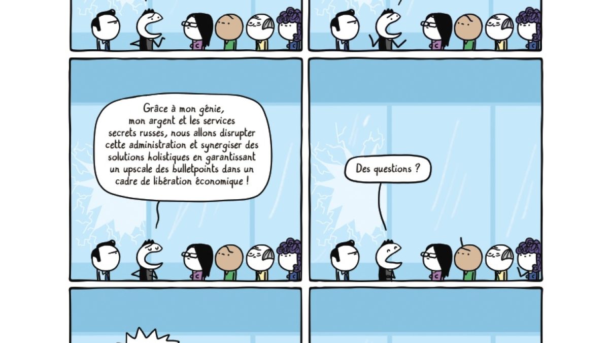 Amour fascisme et CDD de Marc Dubuisson (éditions Delcourt - collection Pataquès)