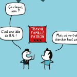 Amour fascisme et CDD de Marc Dubuisson (éditions Delcourt - collection Pataquès)