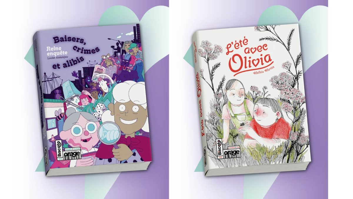 Collection Orage des éditions Biscoto - L'été avec Olivia de Melhia Martin et Reine enquête de Louise Aleksiejew