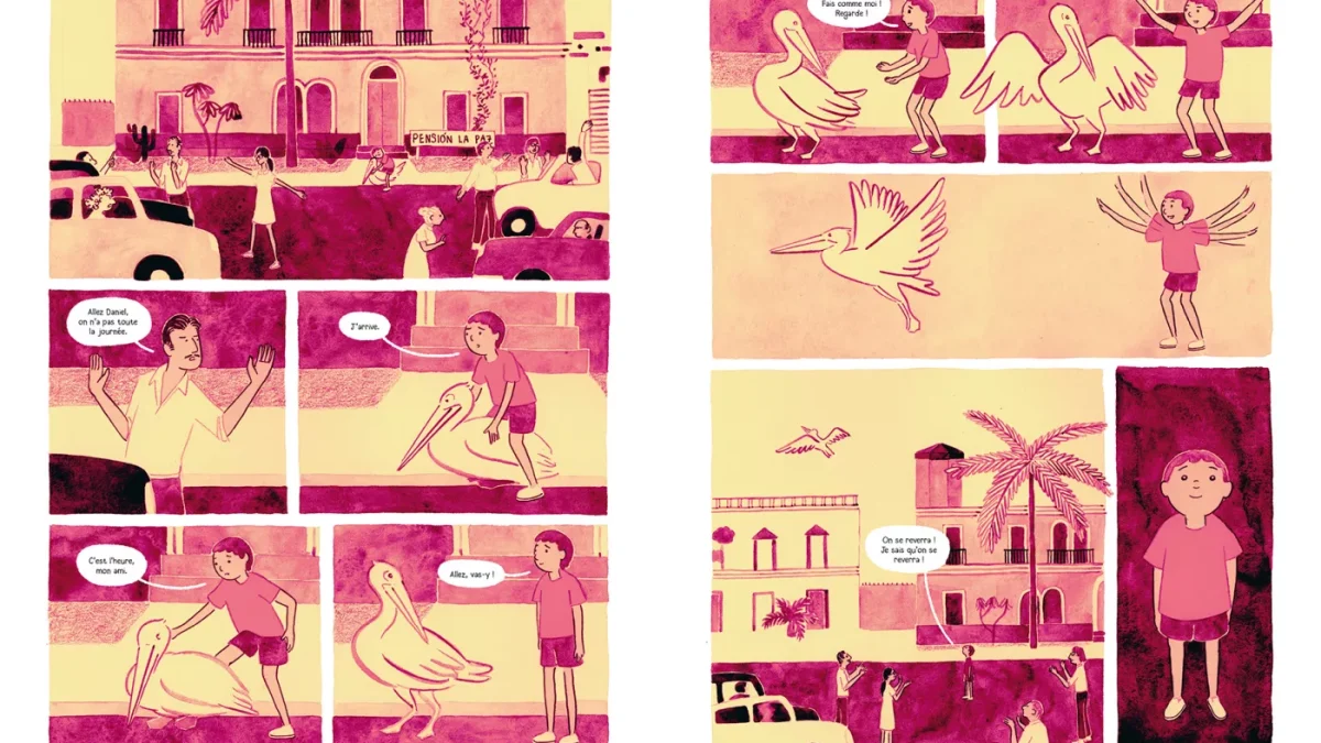 L'envol du pélican de Rudy Ortiz, Sophie Révil et Antonia Bañados (éditions Sarbacane)