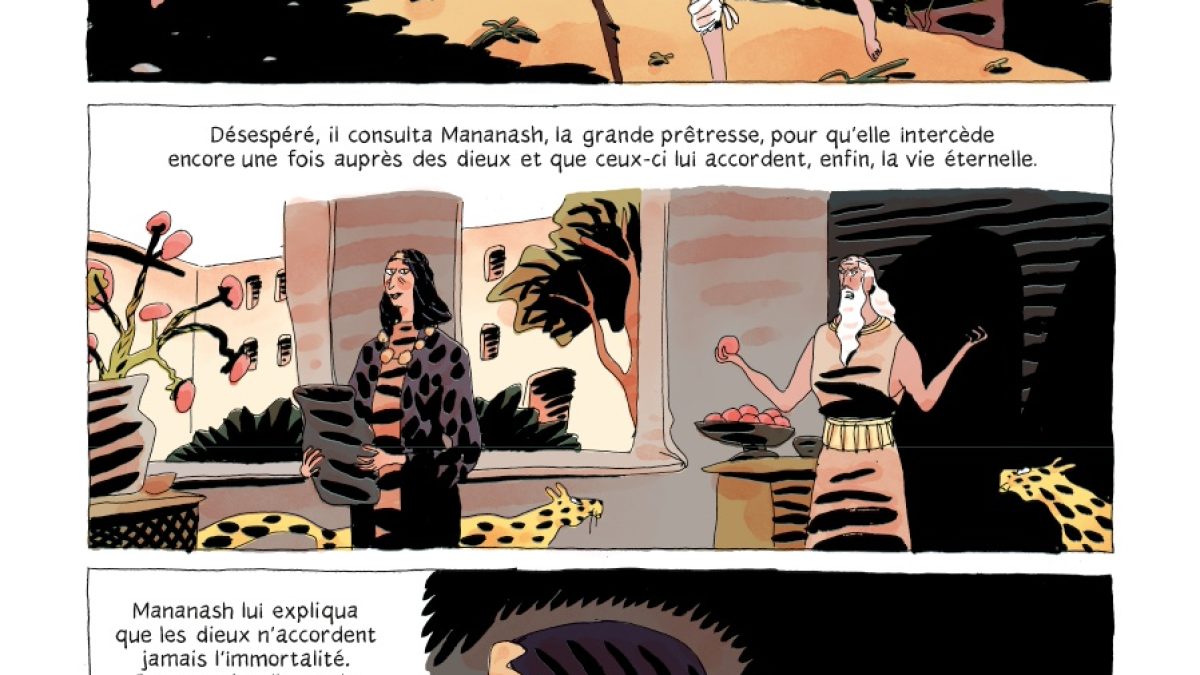 La statue de Gilgamesh de Blaise Guinin et Louis Pelosse (éditions Delcourt)