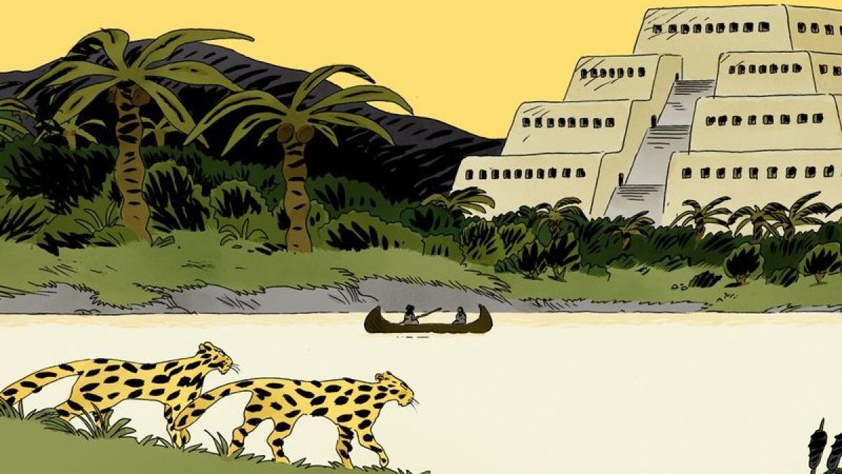 La statue de Gilgamesh de Blaise Guinin et Louis Pelosse (éditions Delcourt)