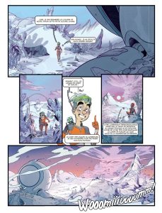 Iceworld course contre la glace de Anne Rivière et Gabriele Barsotti (éditions Bayard Jeunesse)