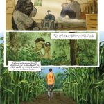 L'homme-chevreuil, Sept ans de vie sauvage de Jean-Denis Pendanx et Vincent Zabus d'après le livre de Geoffroy Delorme (éditions Les arènes BD)