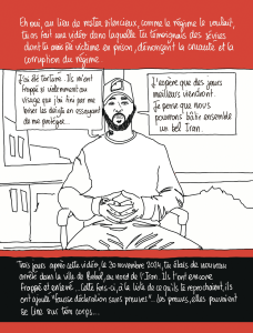 Une voix pour la liberté (Toomaj Salehi, un rappeur iranien en résistance) de Bahareh Akrami (éditions Delcourt en partenariat avec Amnesty International)
