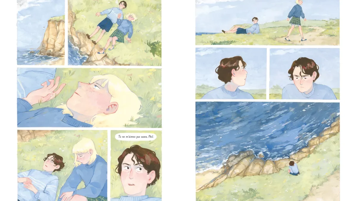 Le blé en herbe de Laura Carpentier d'après Colette (éditions Sarbacane)