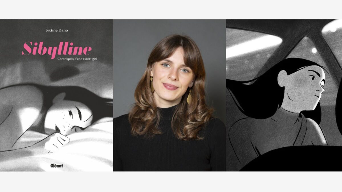 Interview de Sixtine Dano aux RDV BD d'Amiens 2026 (photo : éditions Glénat)