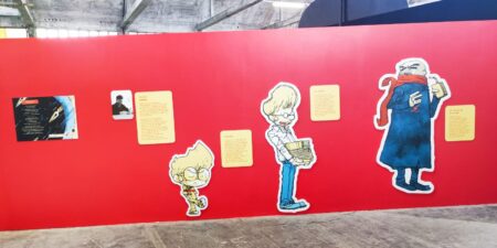 Exposition Le buveur d'encre aux Rendez-vous BD d'Amiens 2026 (Crédit photo Damien CANTEAU/ Comixtrip) - Steve Baker, Eric Sanvoisin - Nathan BD