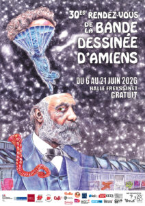 Affiche des RDV BD Amiens 2026 réalisée par Emil Ferris