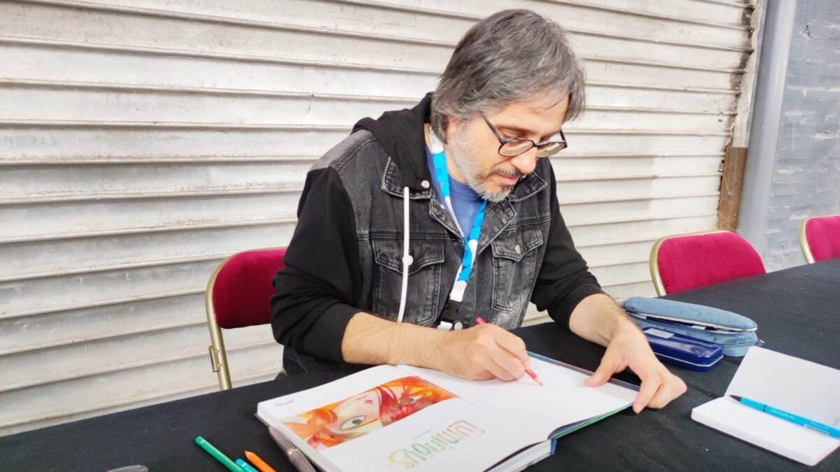 Guillem Marí aux Rendez-vous BD d'Amiens 2026 (Crédit photo : Comixtrip / Damien Canteau)