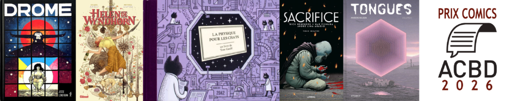 Sélection Prix Comics de la Critique ACBD 2026